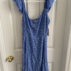 Womens Billabong Blue Mini Dress
